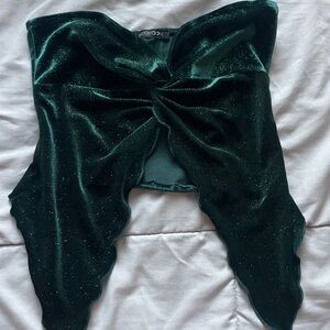 Papermoon Emerald Velvet Top